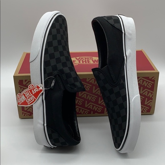 VANS CLASSIC SLIP ON CHECKERBOARD black WMNS - Picture 16 of 16